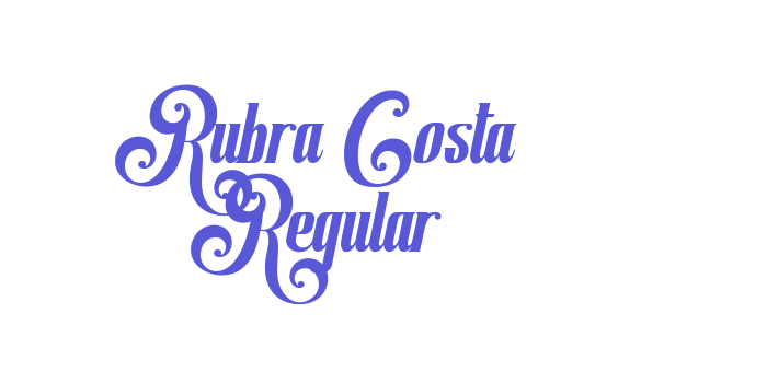 Rubra Costa Regular Font Download