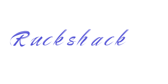 Ruckshack Font Download