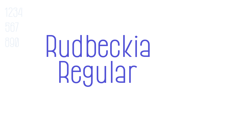 Rudbeckia Regular-font-download