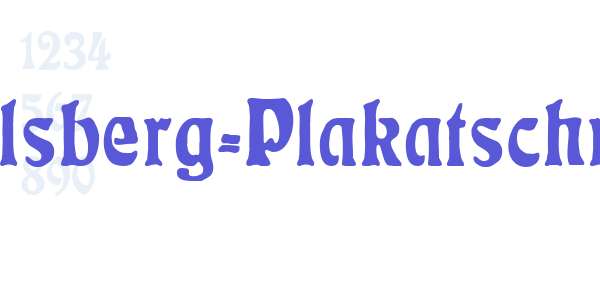 Rudelsberg-Plakatschrift font free