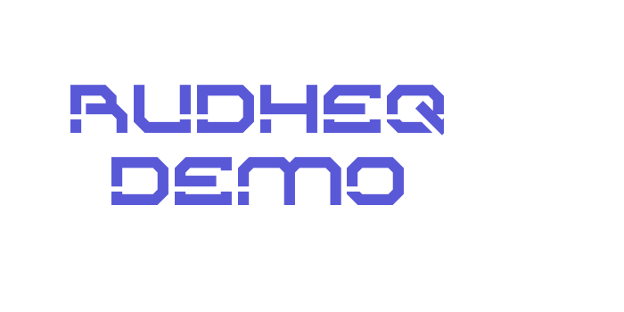 Rudheq Demo Font Download