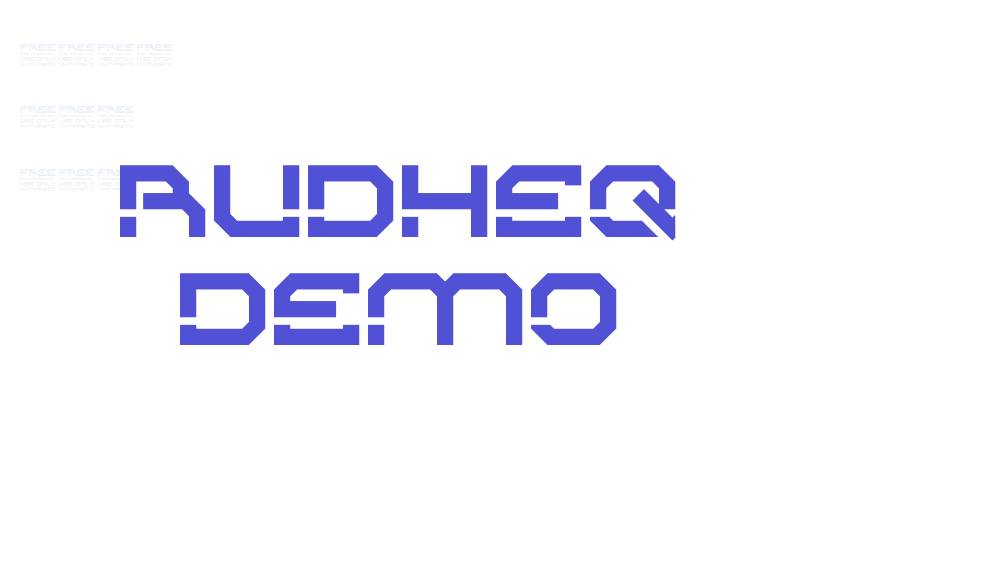 Rudheq Demo-font-download