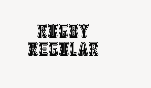 Rugby Regular Font