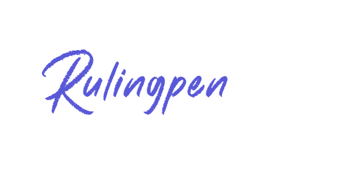 Rulingpen Font