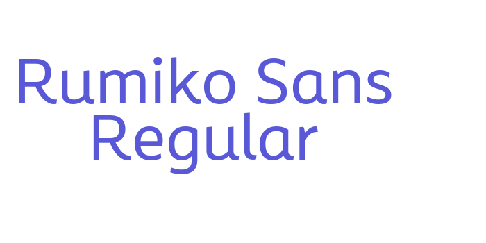 Rumiko Sans Regular Font Download