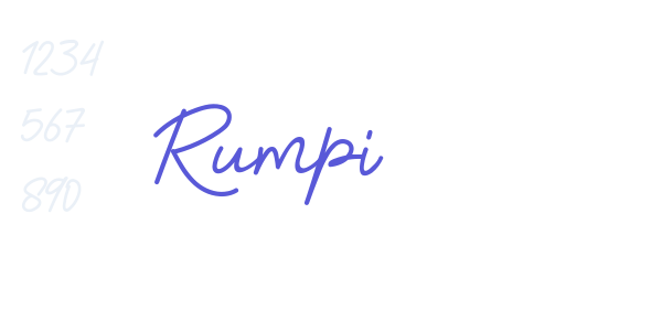 Rumpi font