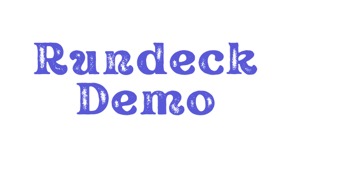 Rundeck Demo Font Download