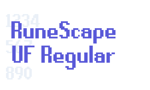 RuneScape UF Regular Font Download