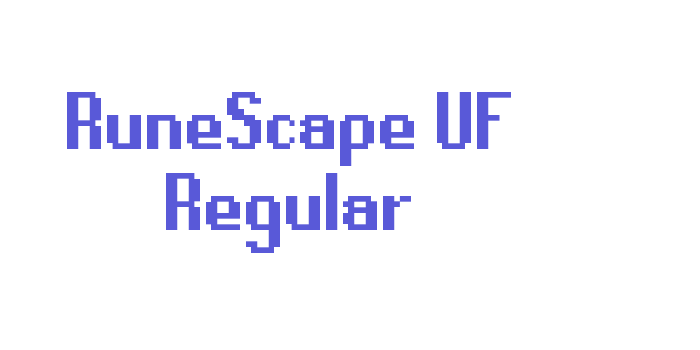 RuneScape UF Regular Font Download