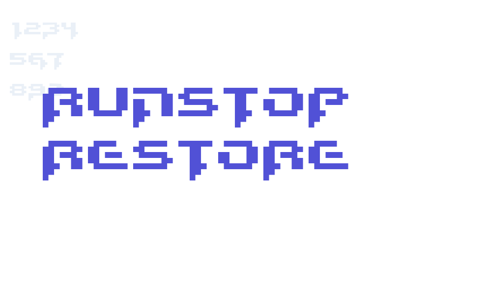 Runstop Restore-font-download