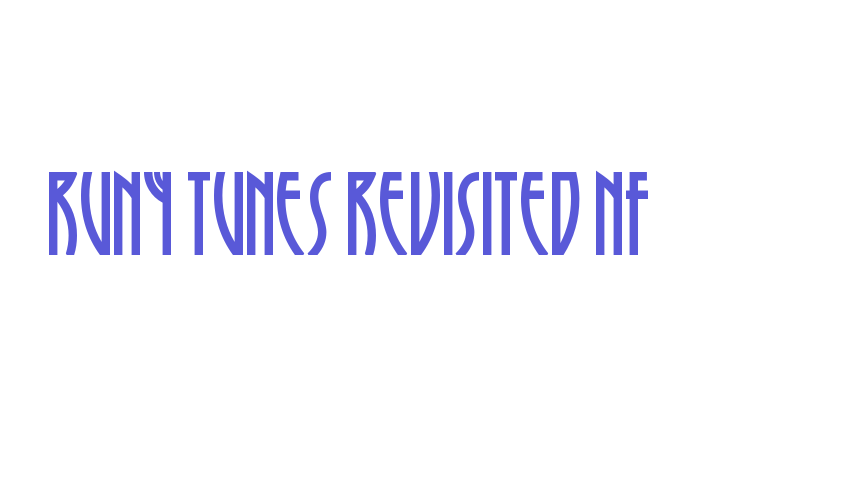 Runy Tunes Revisited NF Font Download