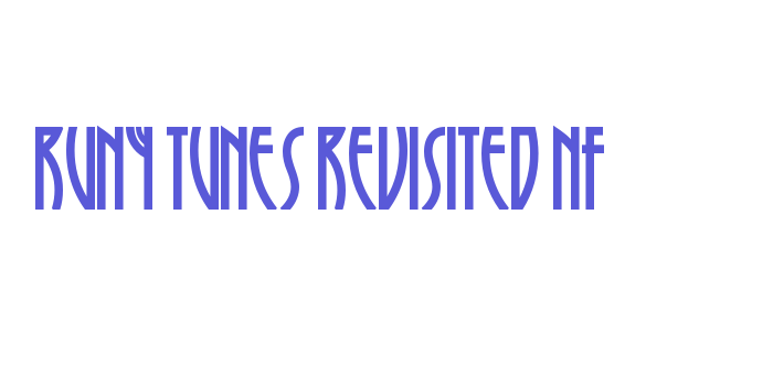 Runy Tunes Revisited NF Font Download