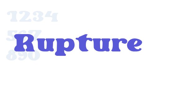 Rupture font free