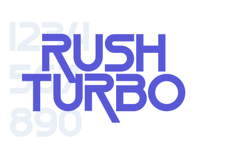 Rush Turbo Font