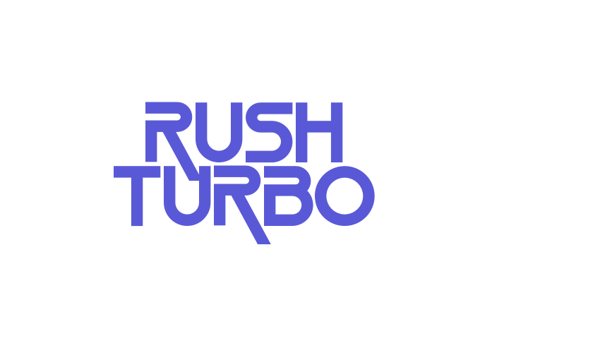 Rush Turbo Font Download