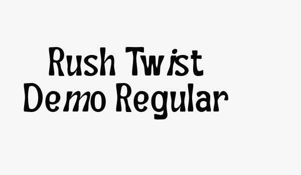 Rush Twist Demo Regular Font