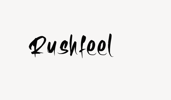 Rushfeel Font