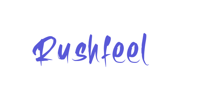 Rushfeel Font