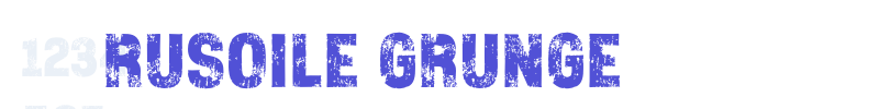 Rusoile Grunge-font