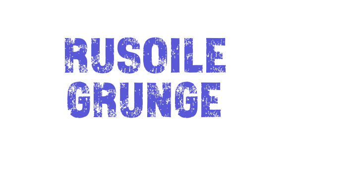 Rusoile Grunge Font