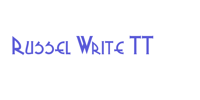 Russel Write TT Font Download