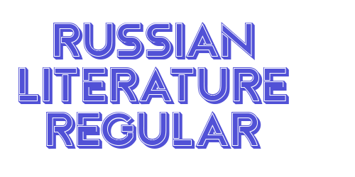 Russian Literature Regular-font-download
