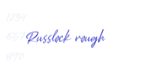 Russlock rough-font-download
