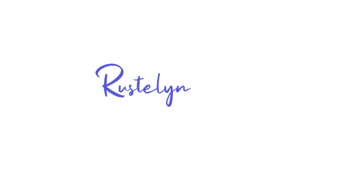 Rustelyn Font Download