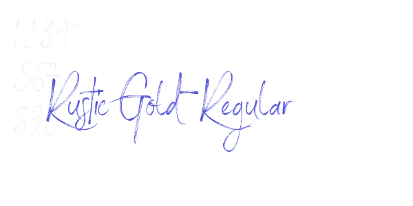 Rustic Gold-Regular font free