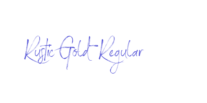 Rustic Gold-Regular Font Download