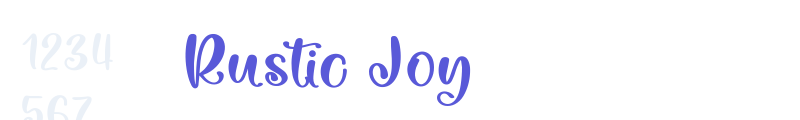 Rustic Joy font