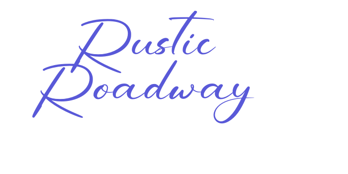 Rustic Roadway Font