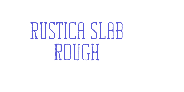 Rustica Slab Rough Font Download