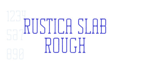 Rustica Slab Rough-font-download