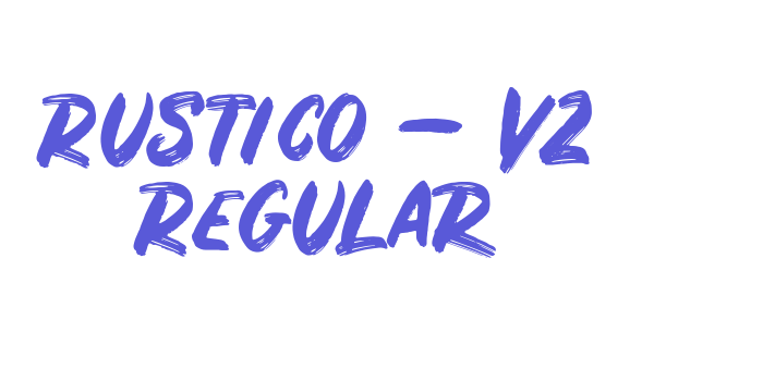 Rustico – V2 Regular Font Download