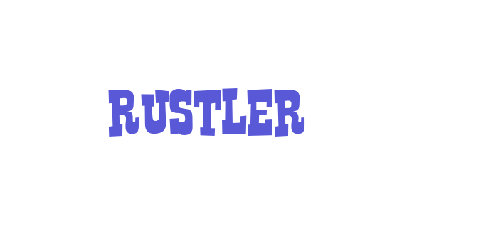 Rustler Font Download