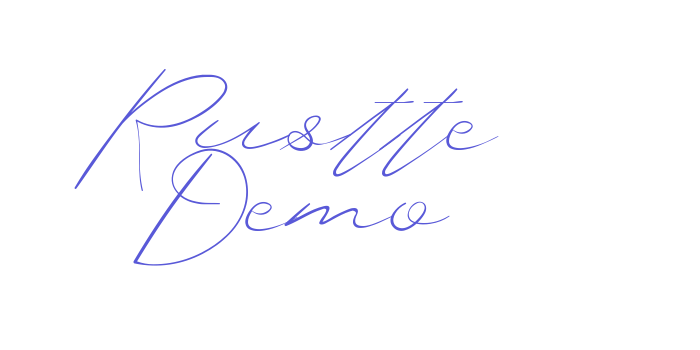 Rustte Demo Font Download