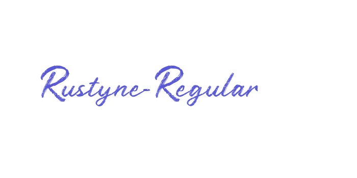 Rustyne-Regular Font Download