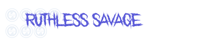 Ruthless Savage-related font