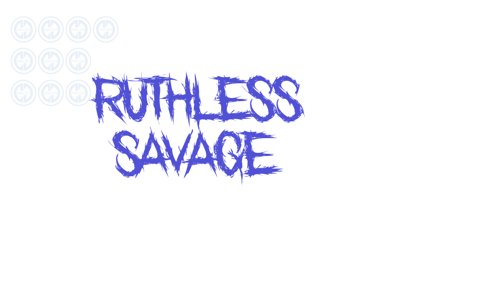 Ruthless Savage-font-download