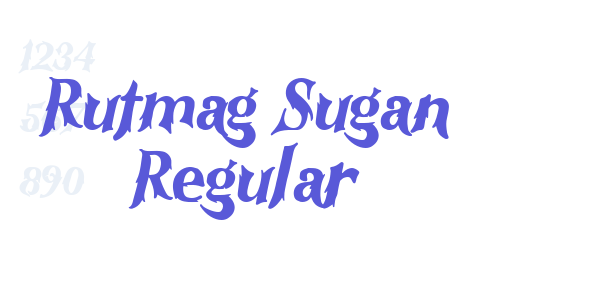 Rutmag Sugan Regular font free