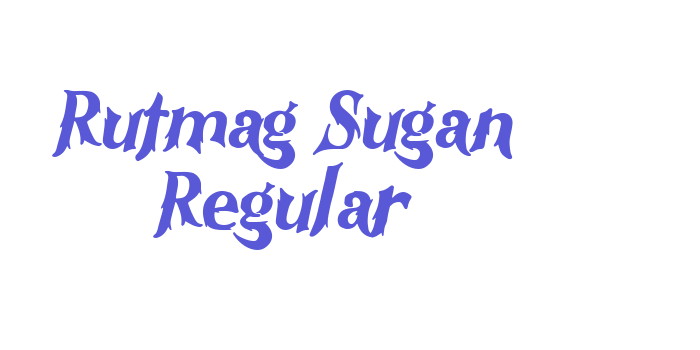 Rutmag Sugan Regular Font Download