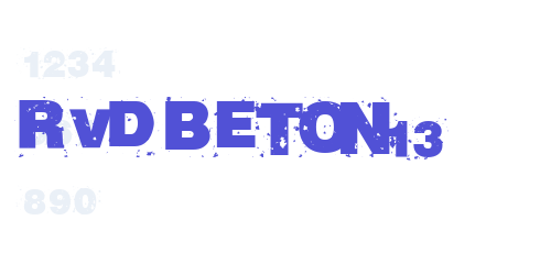 RvD_BETON13-font-download
