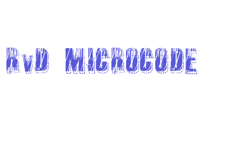 RvD_MICROCODE Font Download