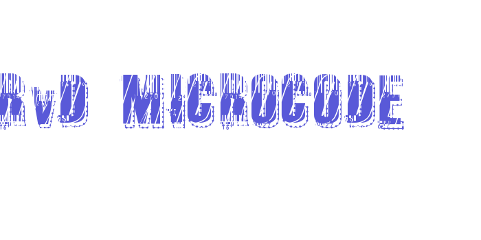 RvD_MICROCODE Font Download