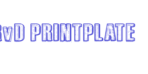 RvD_PRINTPLATE-font-download