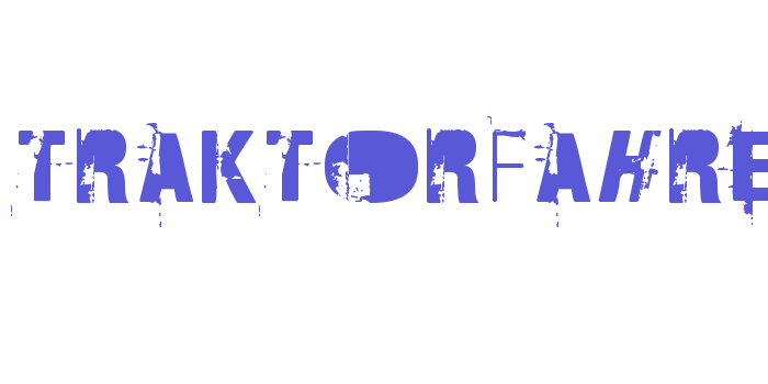 RvD_TRAKTORFAHRER Font Download