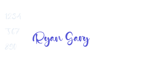 Ryan Gary font free