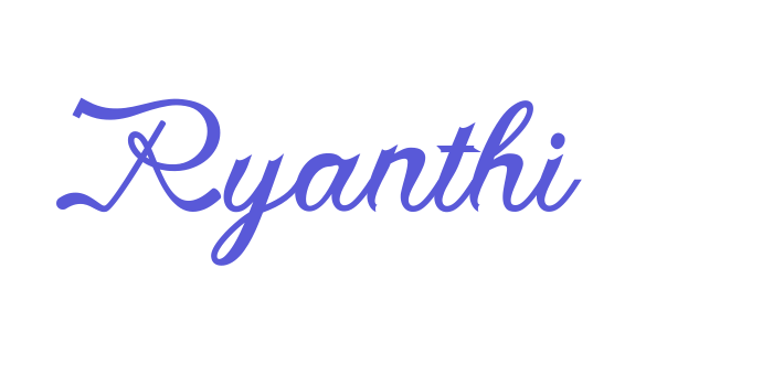 Ryanthi Font