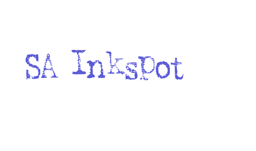 SA Inkspot Font Download